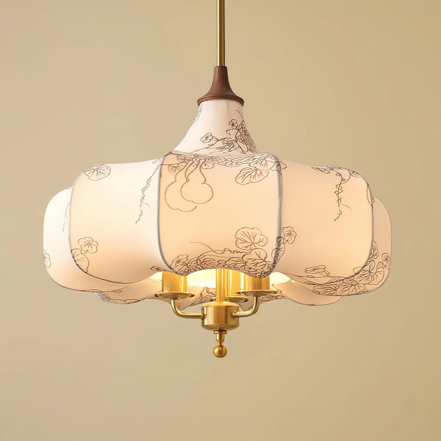 Vintage Cloud Cloth Pendant Light