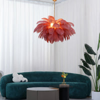 Plume de luxe lysekrone