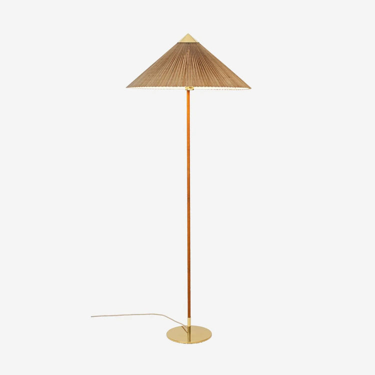 Minimalistisk Cone Bamboo Gulvlampe