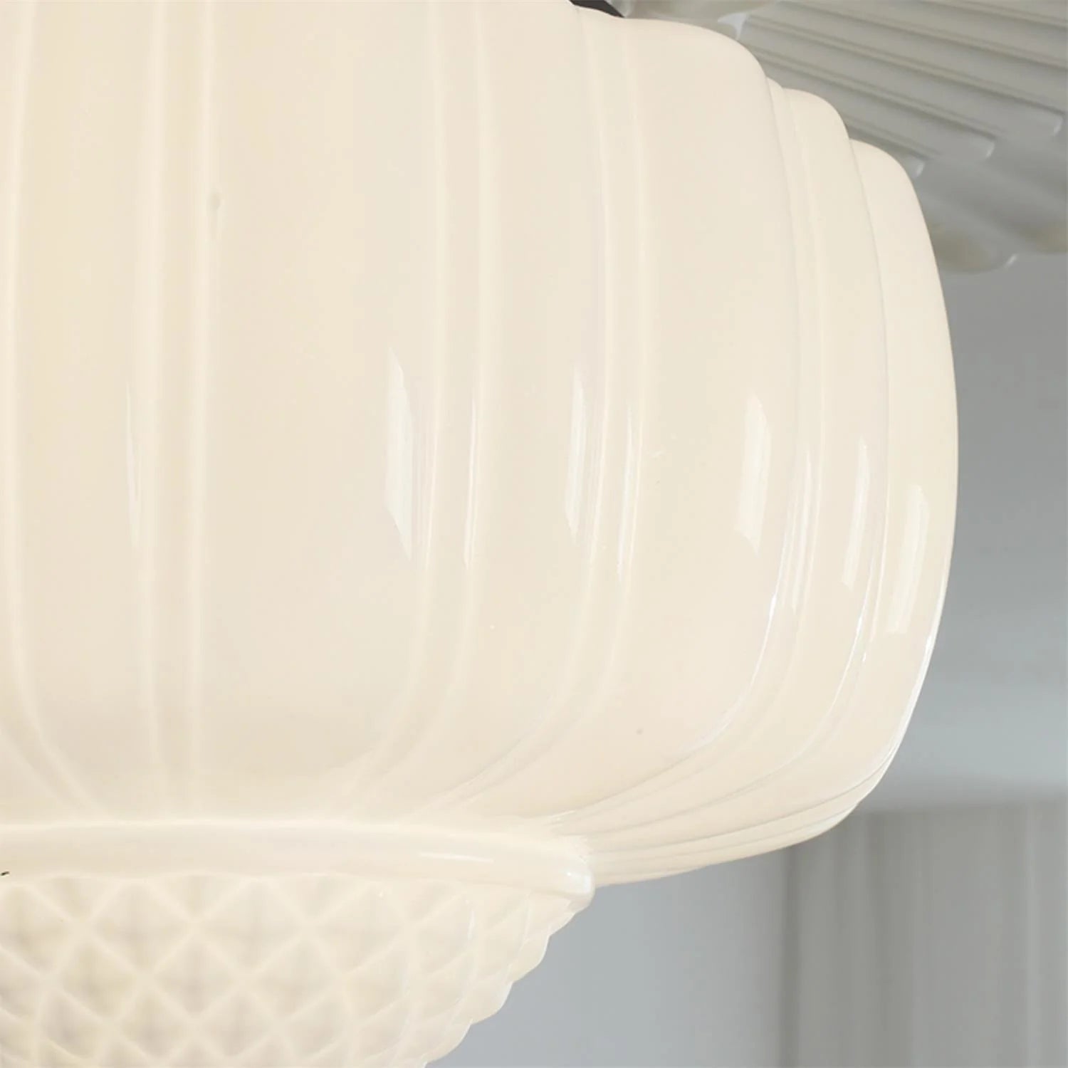 Classic Circular Glass Ceiling Light