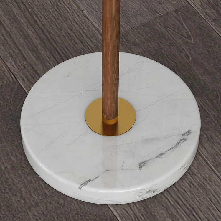 Retro buet kegle stof gulvlampe