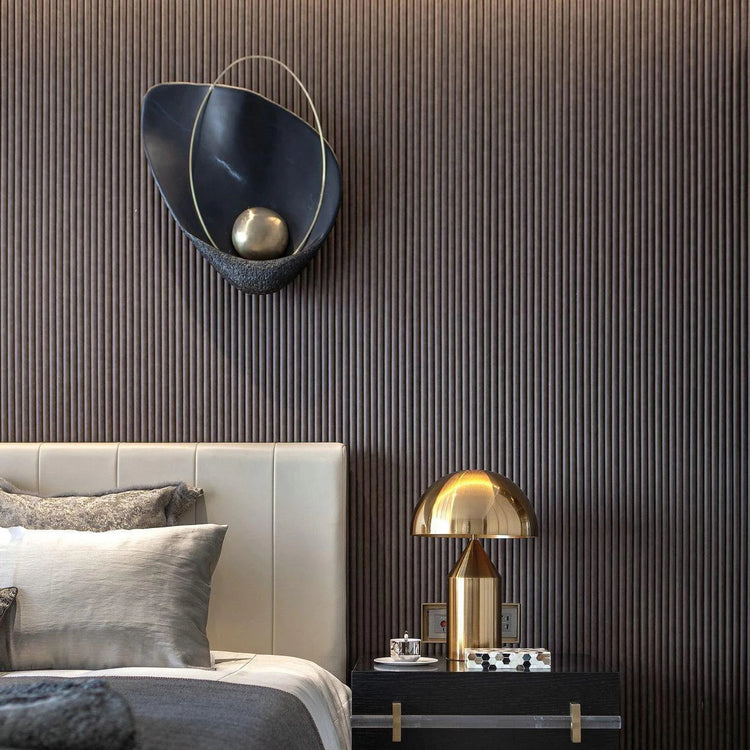 Stilfuld Pearl Resin væglampe