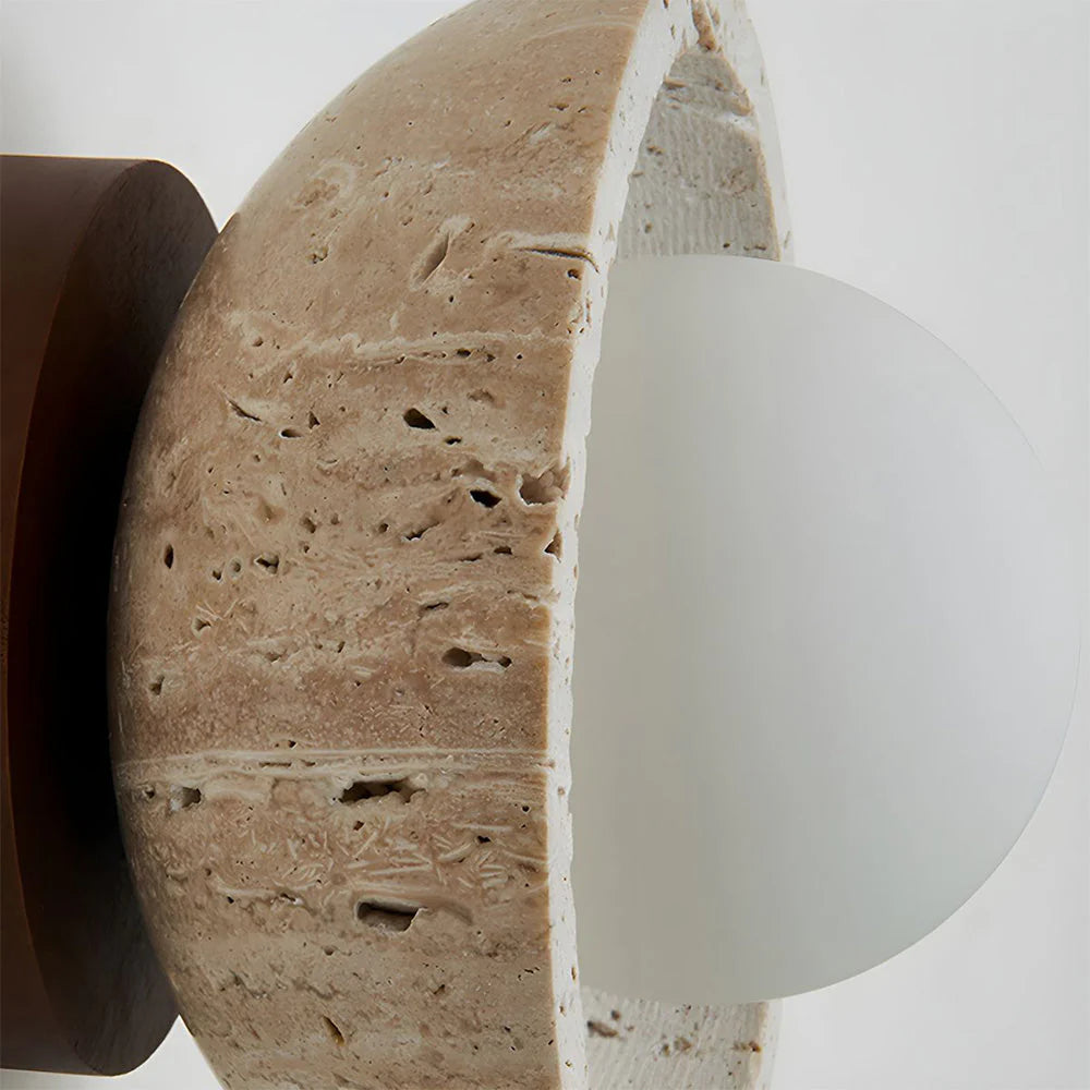 Modern Industrial Stone Wall Light