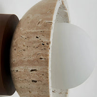 Modern Industrial Stone Wall Light