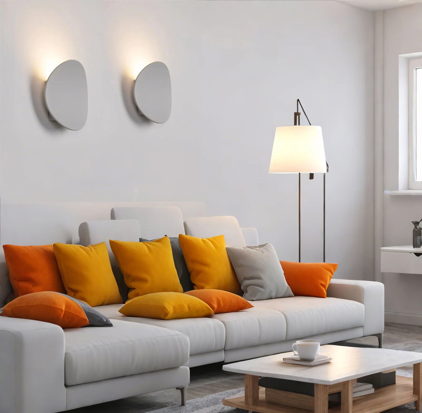 Nordic Modern Creative Vägglampa i aluminium