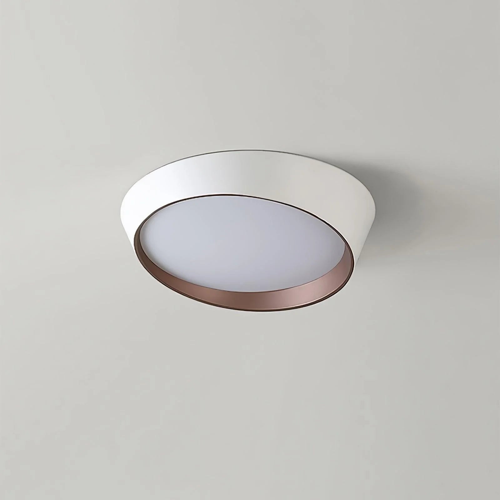 Lampada da soffitto in acero