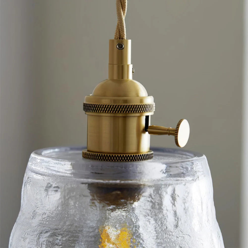 Minimalist Glass Cup Pendant Light