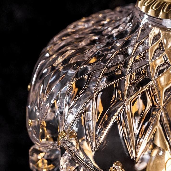 Vintage kobberkrystal pendel