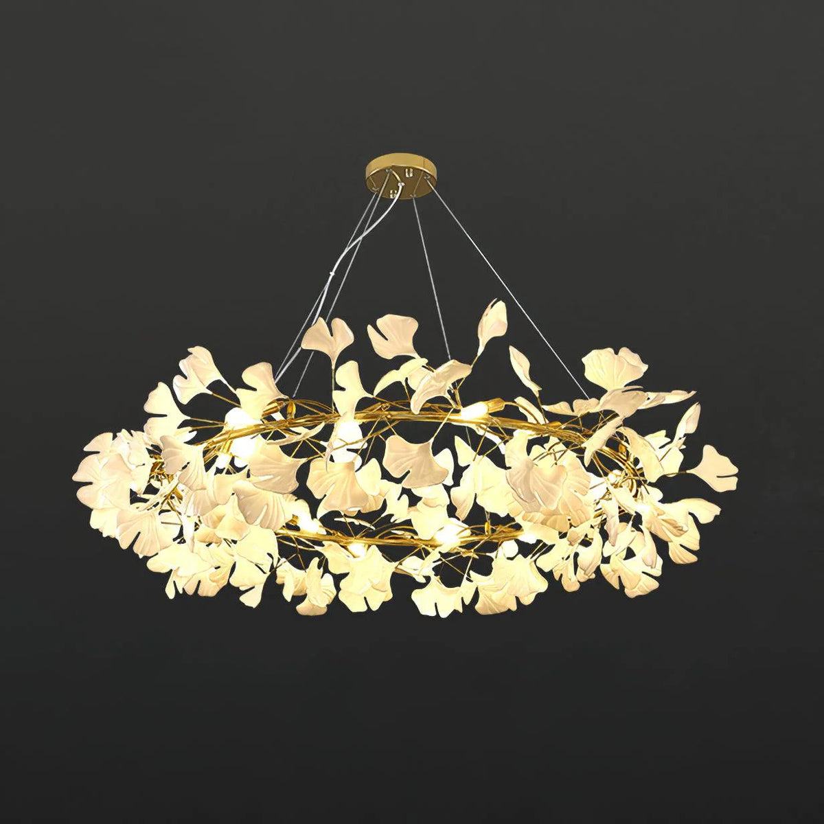 Gingko Halo lysekrone