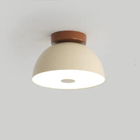 Cream Iron Hallway Ceiling Fixture