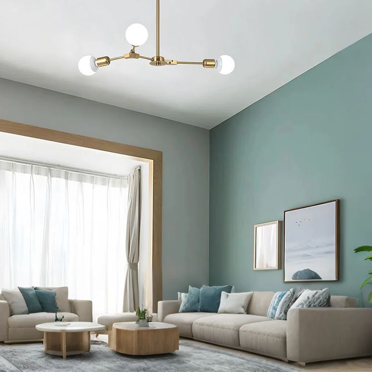 Moderne Elegant Multiple Blubs Loftslampe