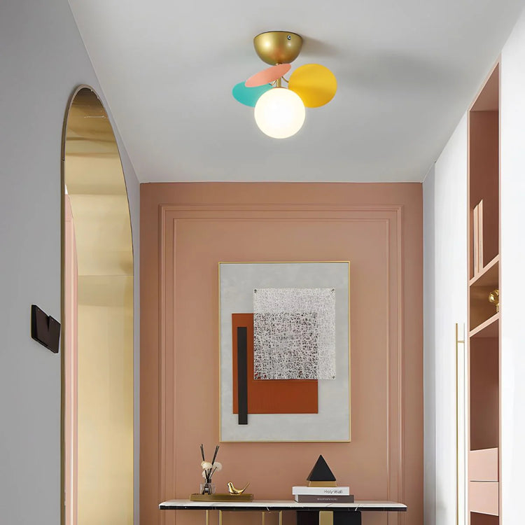 Klassisk boble-pastel akryl loftslampe