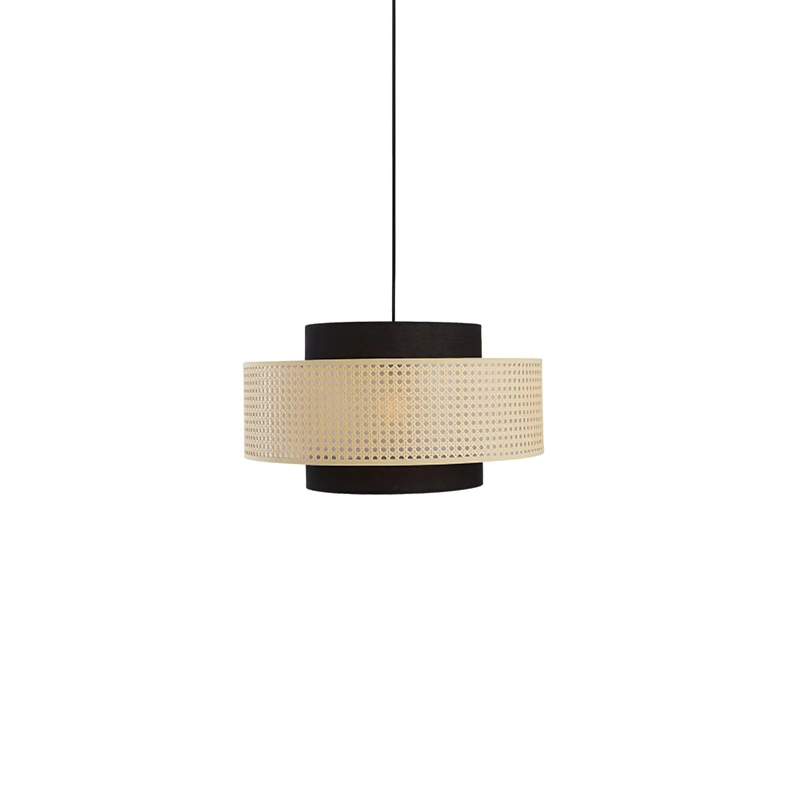Minimalistische Trommel-Pendelleuchte
