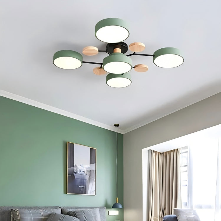 Nordic Modern Circular Acryl LED Loftslampe