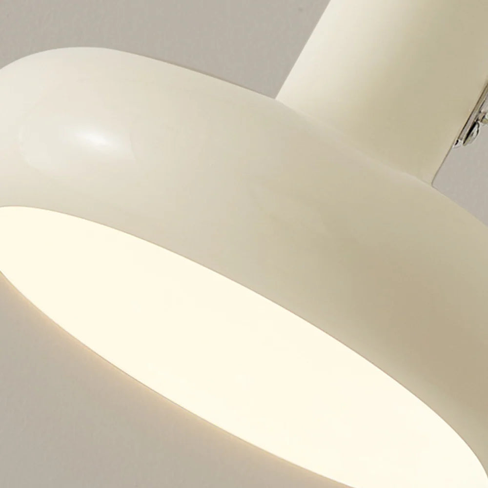 Lampada da parete bianca di metà secolo
