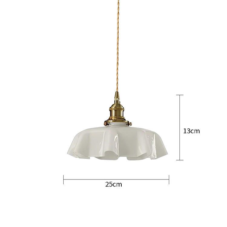 Nordic Modern Flower Glass Pendant Light