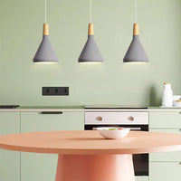 Levendige kegel modern hanglamp