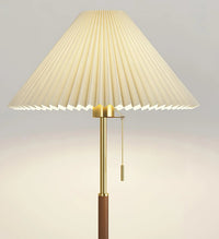 Antik stil plisseret gulvlampe
