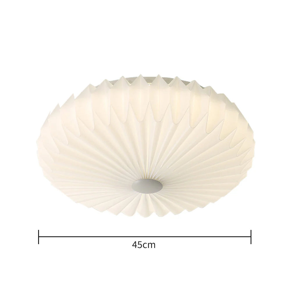 Plafonnier rond élégant en PVC