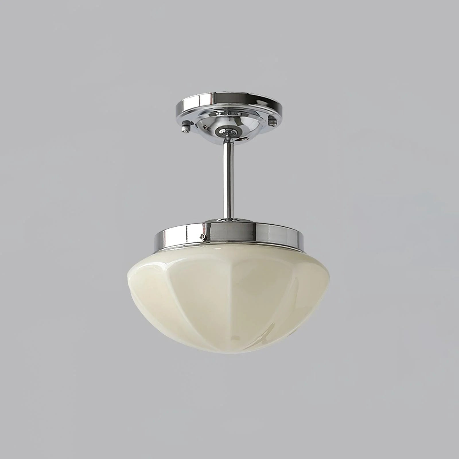 Elegant Sleek Dome Glass Ceiling Lamp