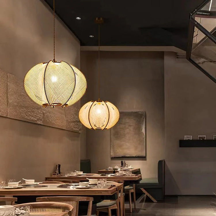 Stilfuld Round Rope Loftslampe