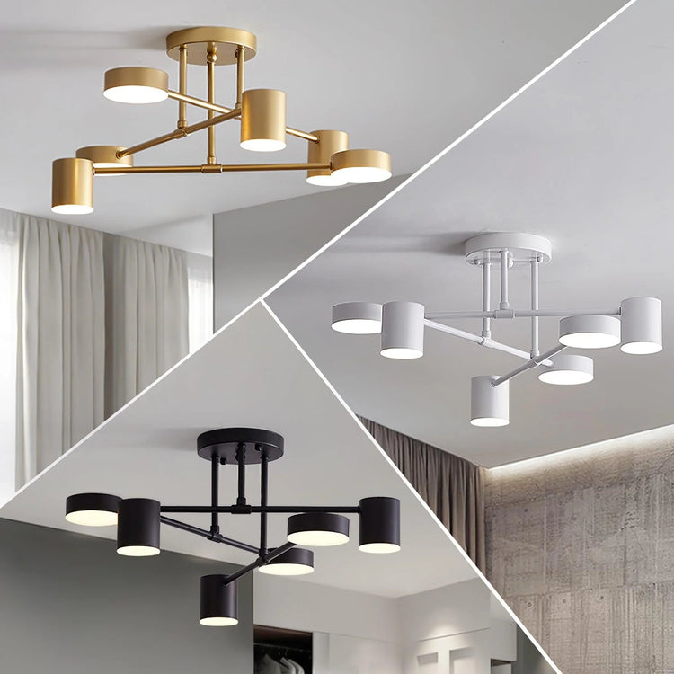 Novel Geometric Metal Ceiling Light