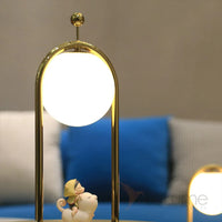 Moderne luksusbedskabsbordlampe