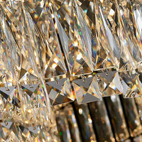 Elegant Modern Floral Crystal Chandelier