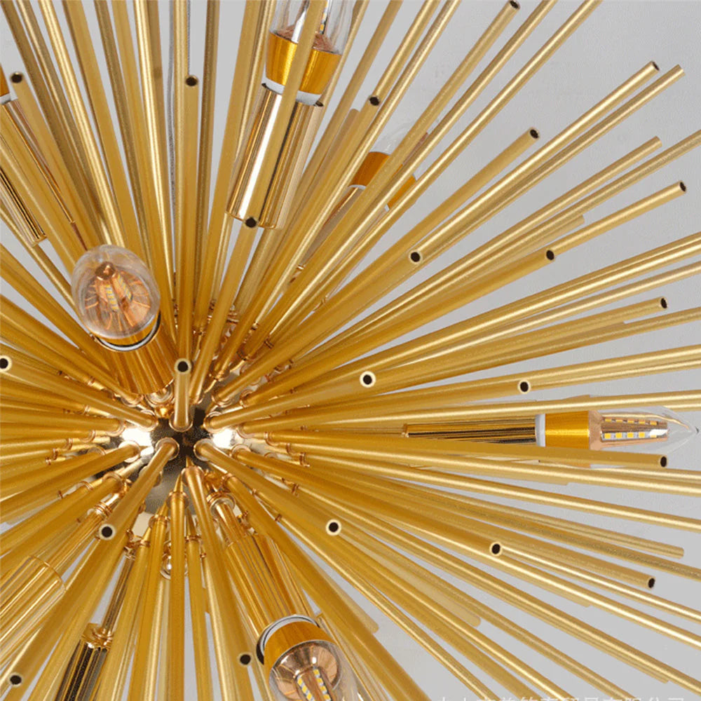 Medieval Metal Dandelion Chandelier