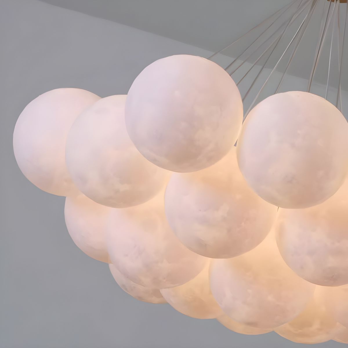 Modern Simple Moon Chandelier