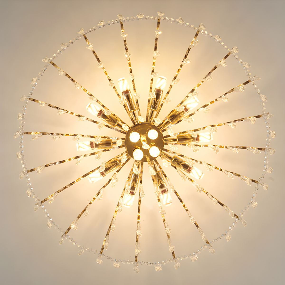 Moderne Crystal Teardrop klare nuancer lysekrone