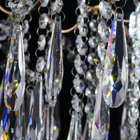 Moderne Crystal Teardrop klare nuancer lysekrone