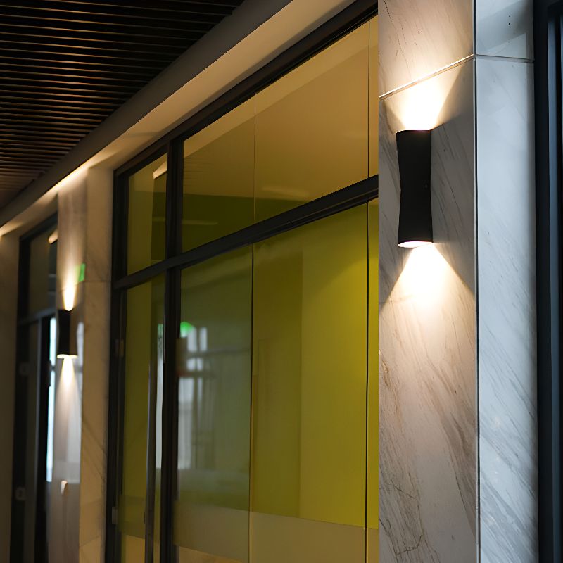 Applique murale LED moderne et étanche à double tête