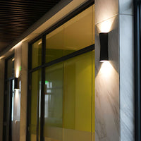 Applique murale LED moderne et étanche à double tête