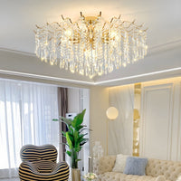 Moderne Crystal Teardrop klare nuancer lysekrone