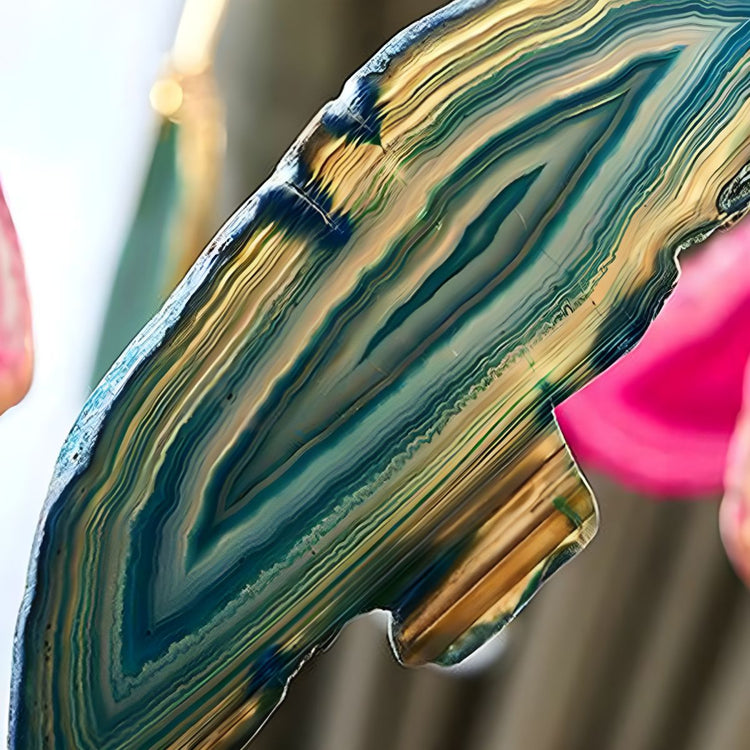 Nordic Elegant Branch Agat pendel