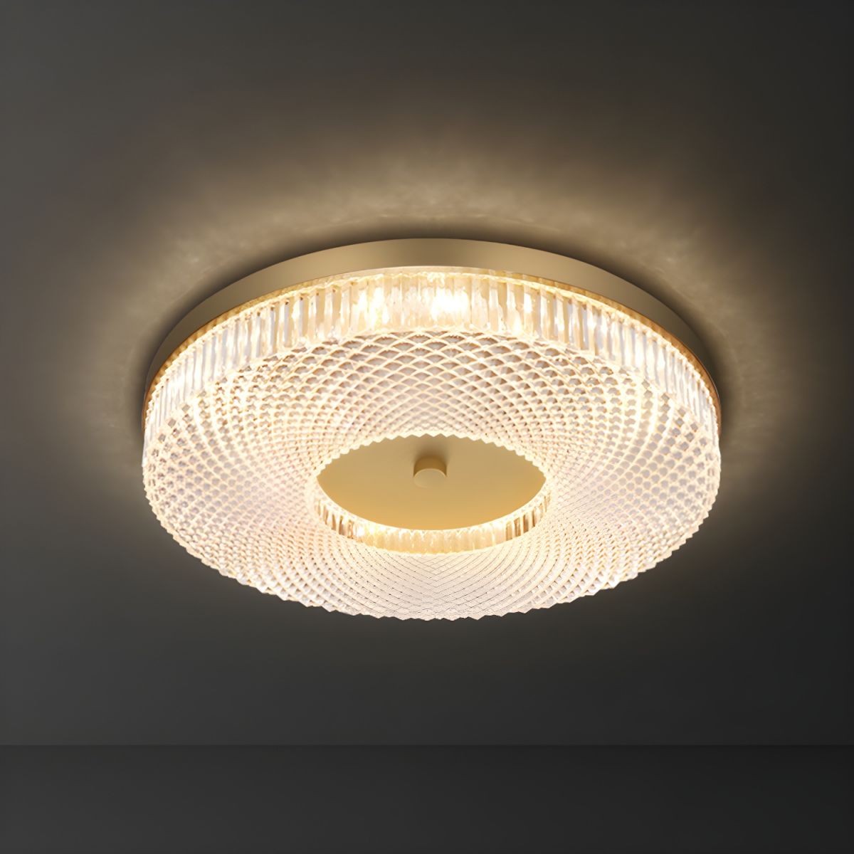 Glarefusion Creative Round Acrylic Ceiling Light