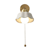 Simple Medieval Ceramic Bedside Wall Lamp