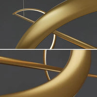 Moderne kreative italienische einfache Linien Restaurant Anhänger Licht Licht