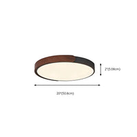 Modern Circular Wooden Ceiling Light