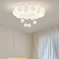 Creamy Cozy Bubble-Cloud Bedroom Ceiling Light