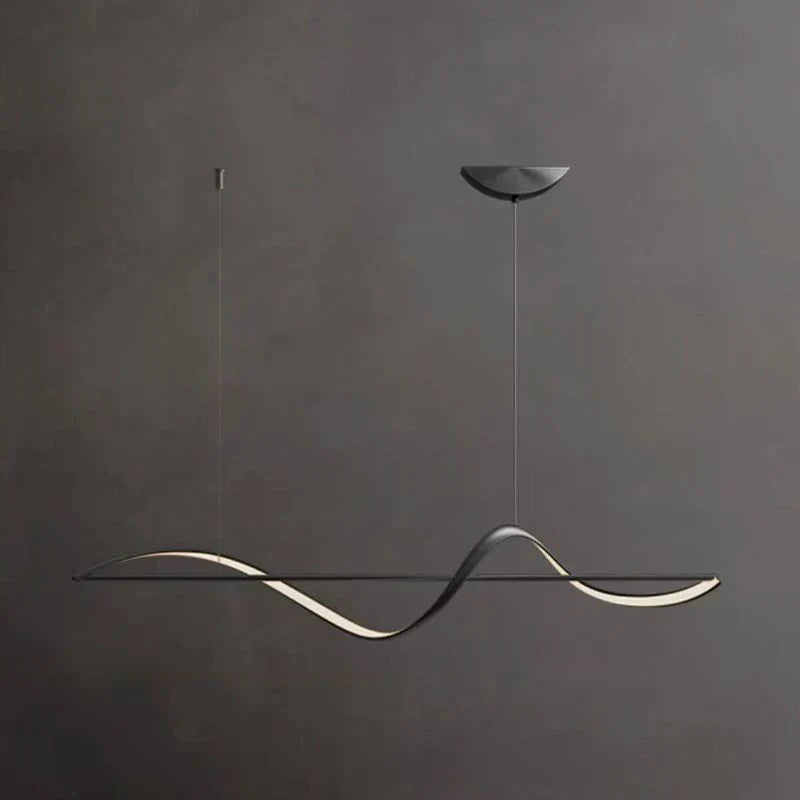 Moderne kreative italienische einfache Linien Restaurant Anhänger Licht Licht