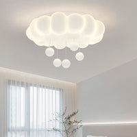Creamy Cozy Bubble-Cloud Bedroom Ceiling Light