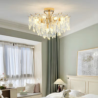 Moderne Crystal Teardrop klare nuancer lysekrone