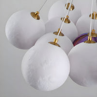 Modern Simple Moon Chandelier