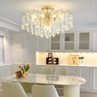 Moderne Crystal Teardrop klare nuancer lysekrone