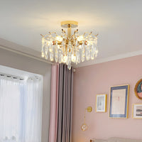 Moderne Crystal Teardrop klare nuancer lysekrone