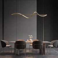 Moderne kreative italienische einfache Linien Restaurant Anhänger Licht Licht