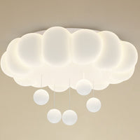 Creamy Cozy Bubble-Cloud Bedroom Ceiling Light