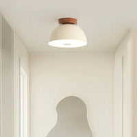 Cream Iron Hallway Ceiling Fixture